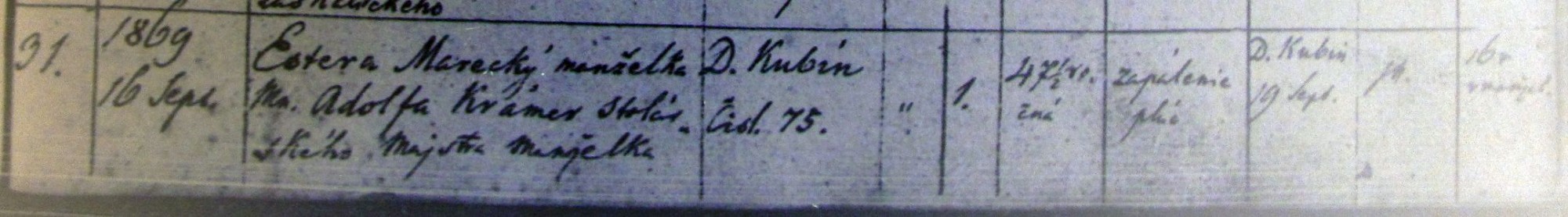 1869 Z Estera Marecka 47r